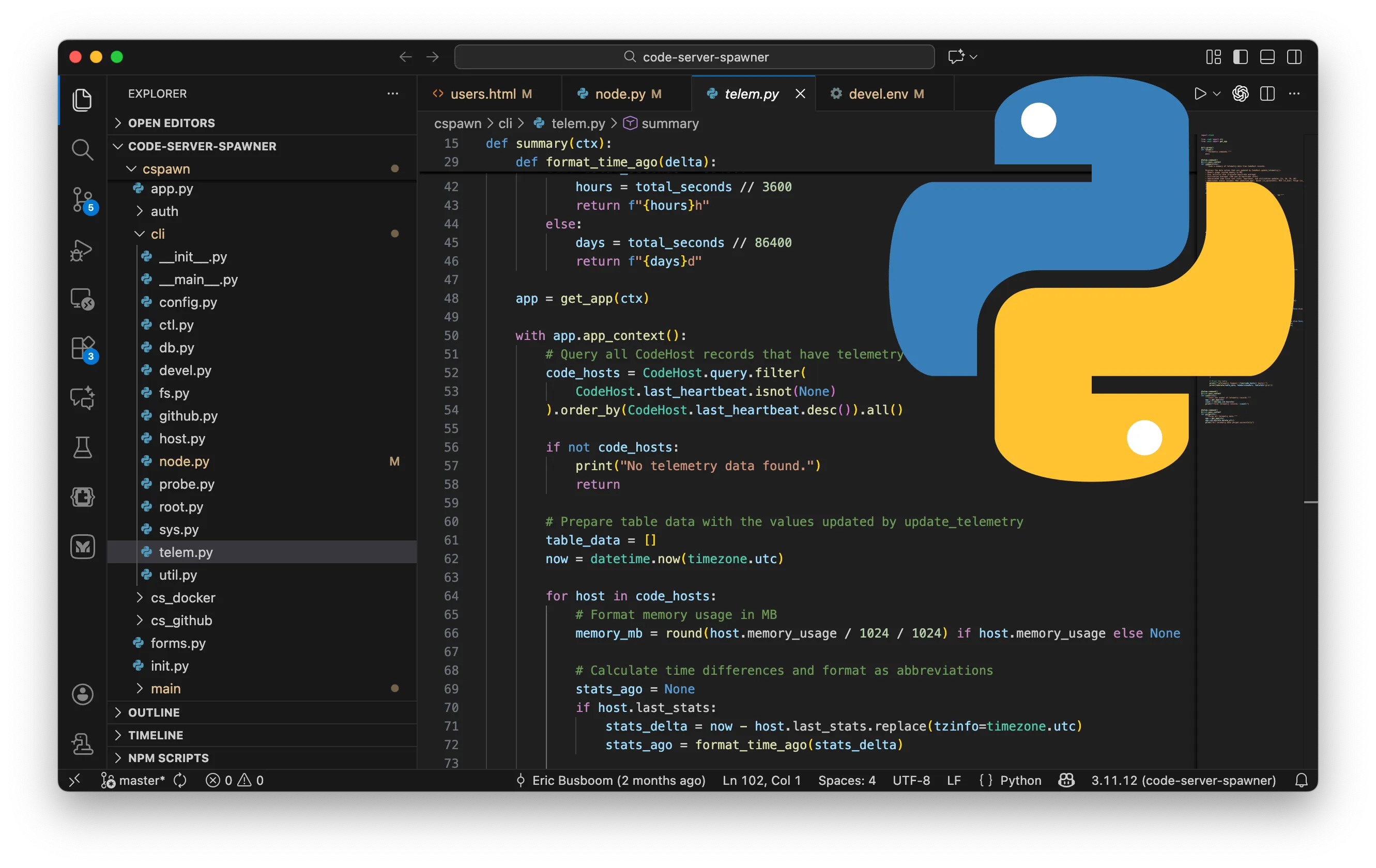 Python Workshop illustration